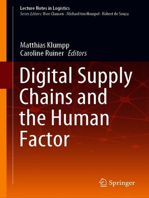 cover image of Digital Supply Chains and the Human Factor